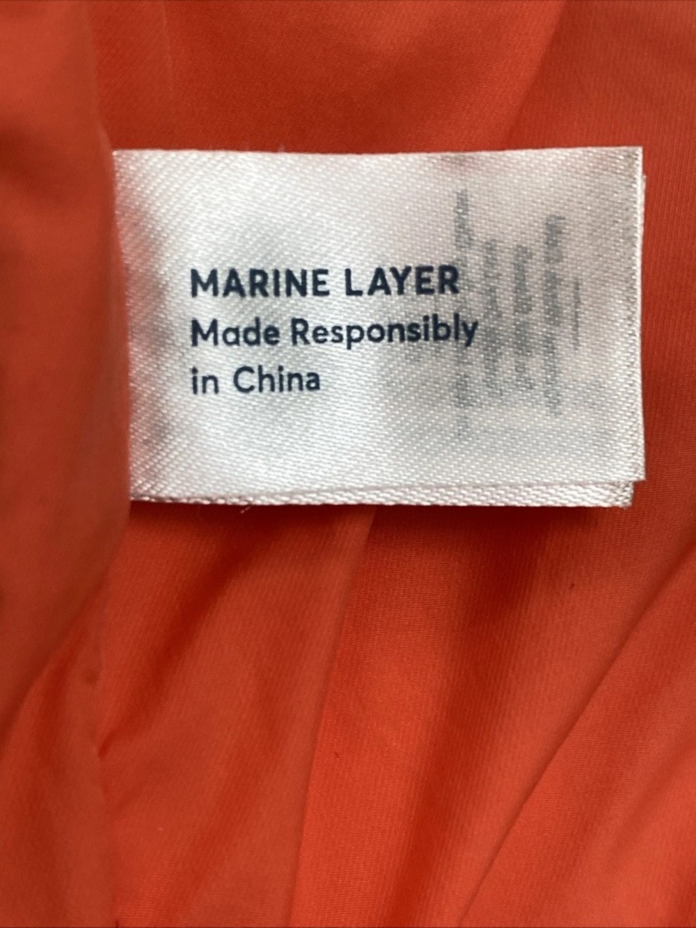 MARINE LAYER Marina Quilted  Down Oversized Bomber Olive Zip Jacket Pockets Sz M - Picture 13 of 15
